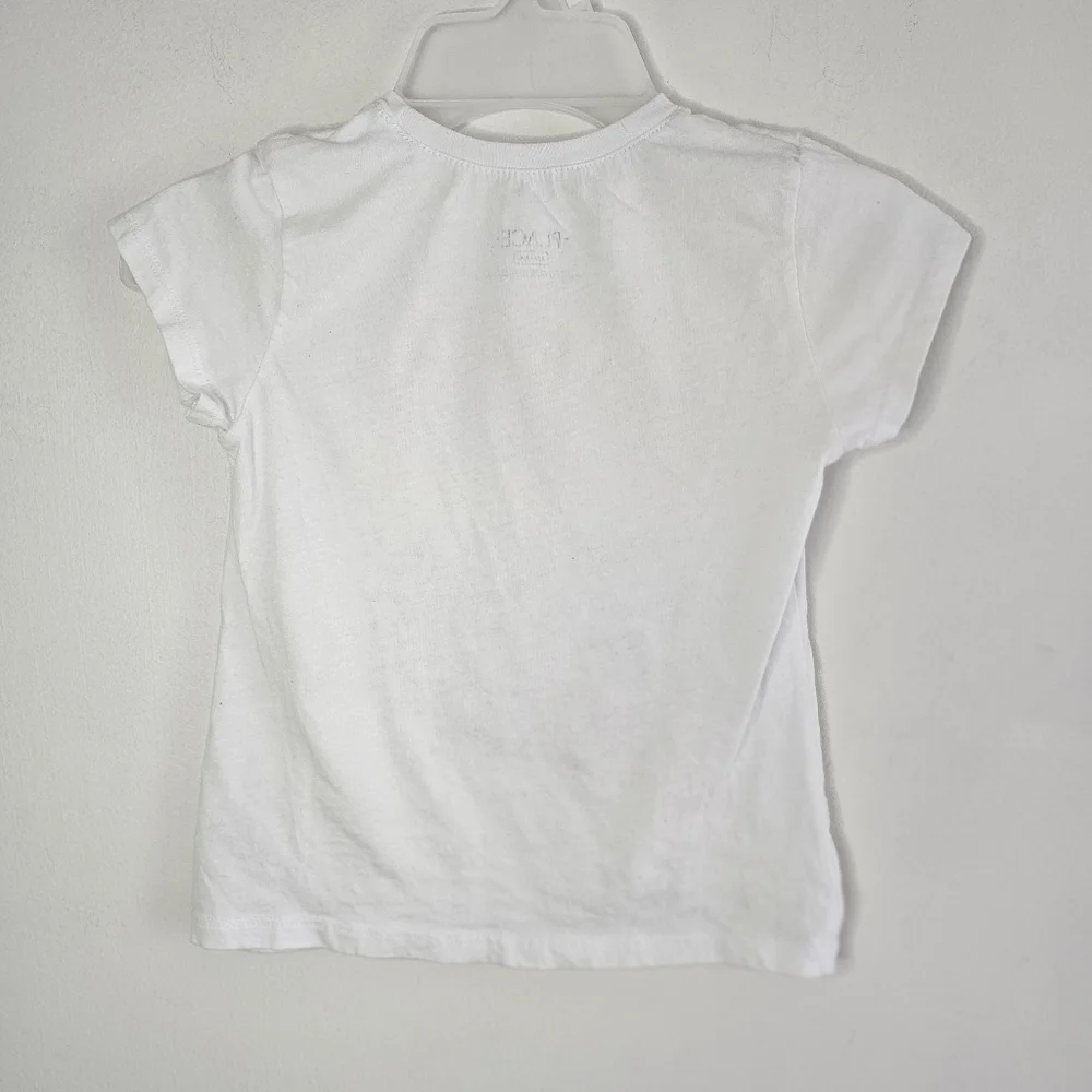 The Children's Place Girls' Birthday Girl Rainbow Graphic Tee Size 5/6
